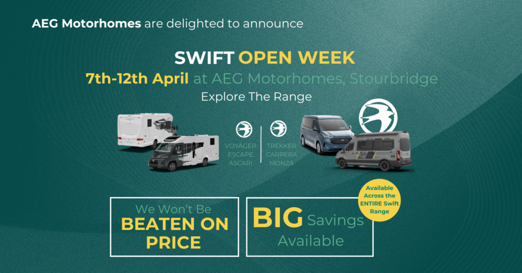 News and event banner swift open week